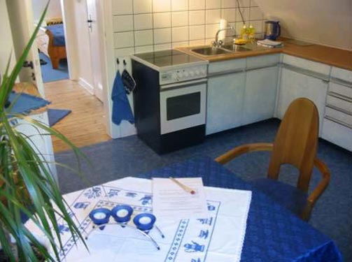Schlafzimmer der Ferienwohnung